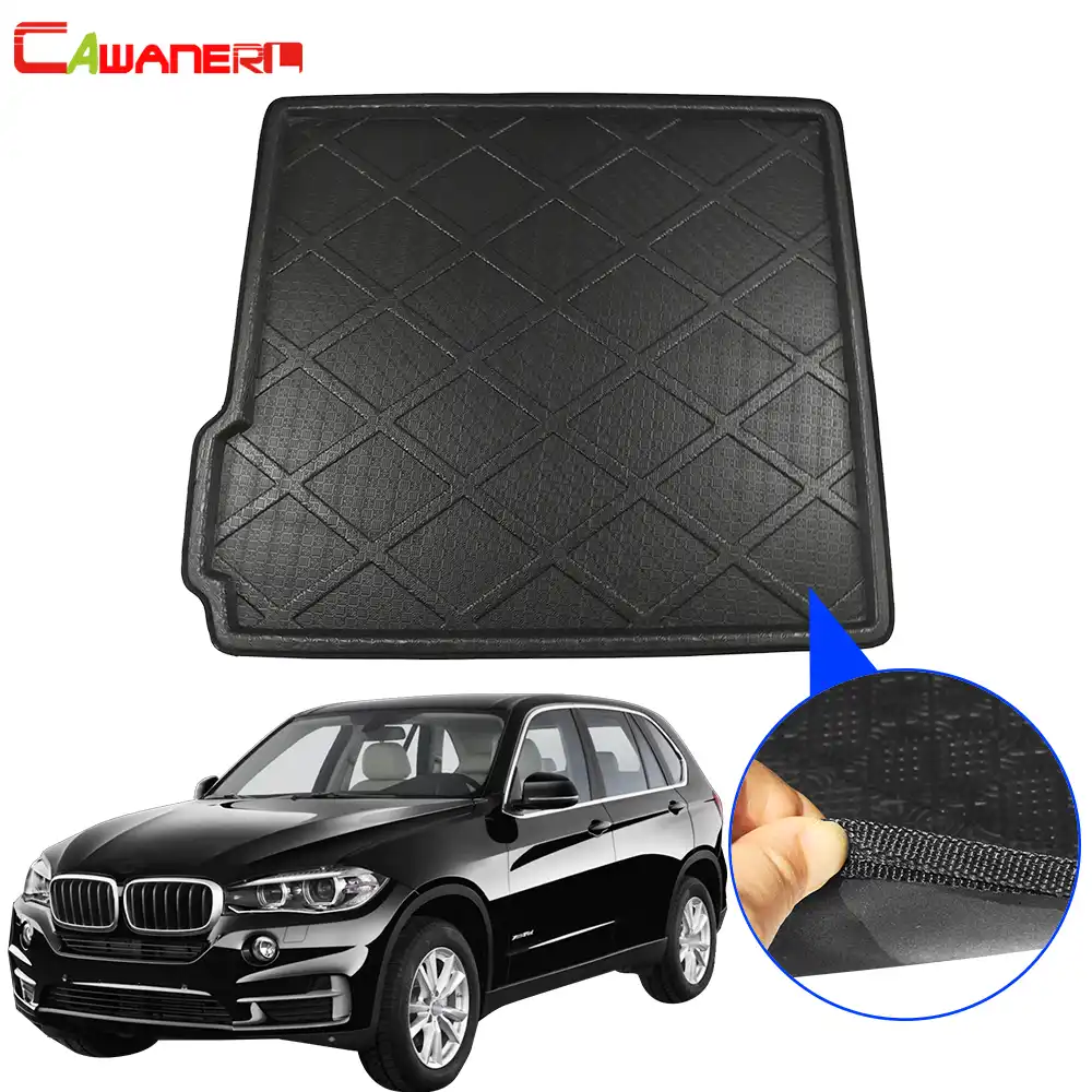Tray Boot Liner Cargo Floor Mat Carpet Waterproof Mud Protective Pad Accessories for BMW 5 Series G30//G38 2017~2019 Car Rear Trunk Cargo Storage Mat Black