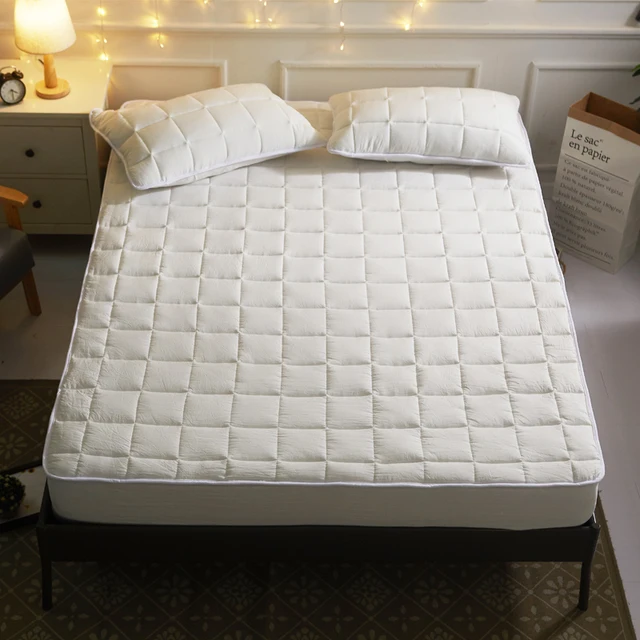 100 Cotton Quilted Ed Sheet Thick Bed Spread Set Beige Pink 100 Cotton Quilted Ed Sheet Thick Bed Spread Set Beige Pink Purple Color Cover