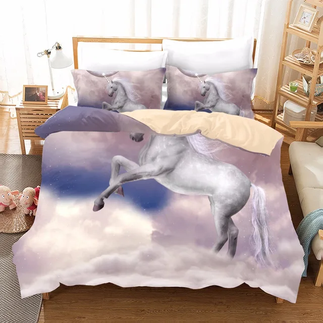 Special Offers Dream Unicorn Bedding Comforter King Size Bedding Set Cartoon Moon Duvet Cover Pillowcase Linen Sets Bed Sheets F Special Offers Dream Unicorn Bedding Comforter King Size Bedding Set Cartoon Moon Duvet Cover Pillowcase Linen Sets Bed Sheets F
