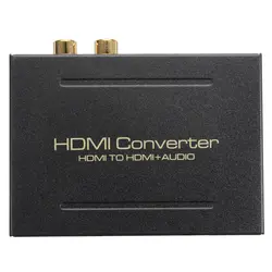 HDMI аудио экстрактор + оптический Toslink SPDIF RCA аналоговый стерео аудио преобразователь 1080 P HDMI аудио сплиттер