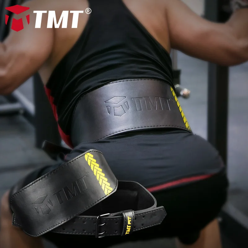 TMT Genuine Leather Weightlifting Belt Cowhide Lumbar Protection Barbell Gym Fitness Training Powerlifting Deadlift Back Support цена TMT Genuine Leather Weightlifting Belt Cowhide Lumbar Protection Barbell Gym Fitness Training Powerlifting Deadlift Back Support цены онлайн