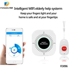 Wi Fi SOS вызова пейджер с кнопками аварийная помощь оповещения сигнализации дома безопасности Уход Внимание для пациента пожилых людей безопасный