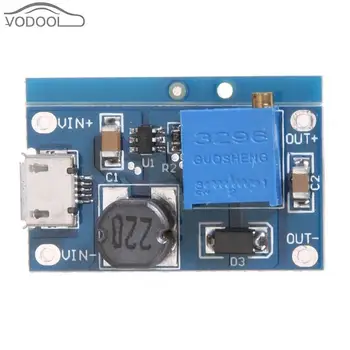 

DC-DC 2V-24V Voltage to 5-26V 2A Max Step Up Module Booster Converter Power Supply Module with Work Indicator