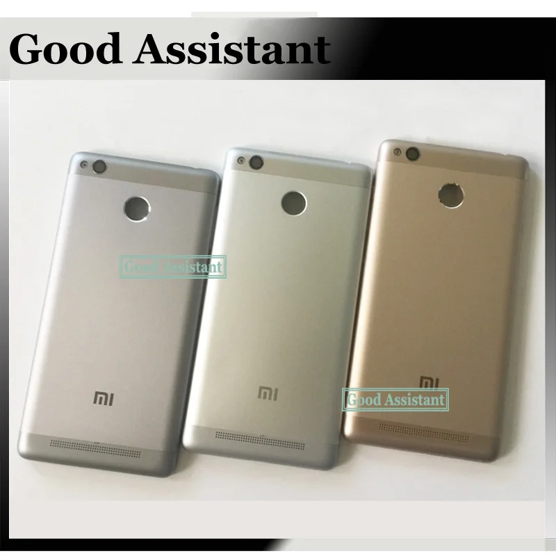 

Gray/Silver/Gold 5 inch For Xiaomi Redmi 3S /Redmi 3 Pro Back Battery Cover Door Housing case Rear Glass parts