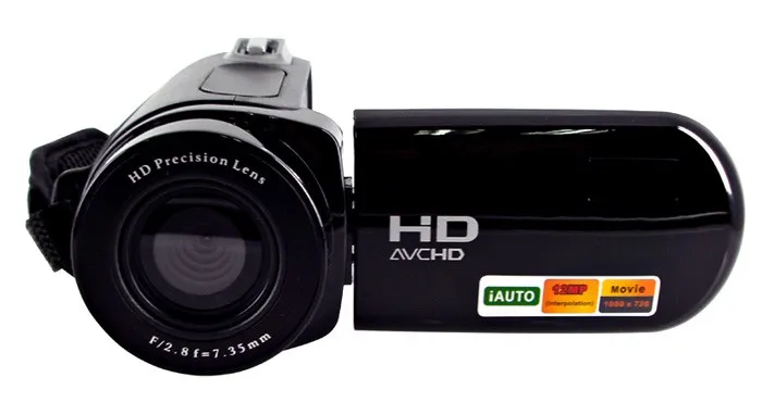 Winait 12mp 720p hd Цифровая видеокамера HD-E5 8x цифровой зум 2," ЖК-дисплей компактная фотокамера видеокамера