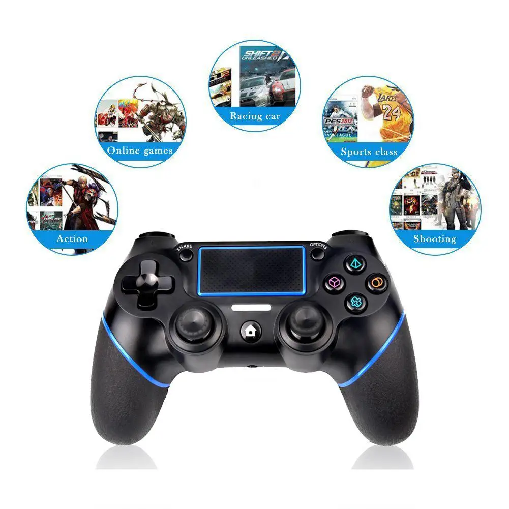 EastVita Новый беспроводной Bluetooth игровой контроллер для PS4 с двойным ударным