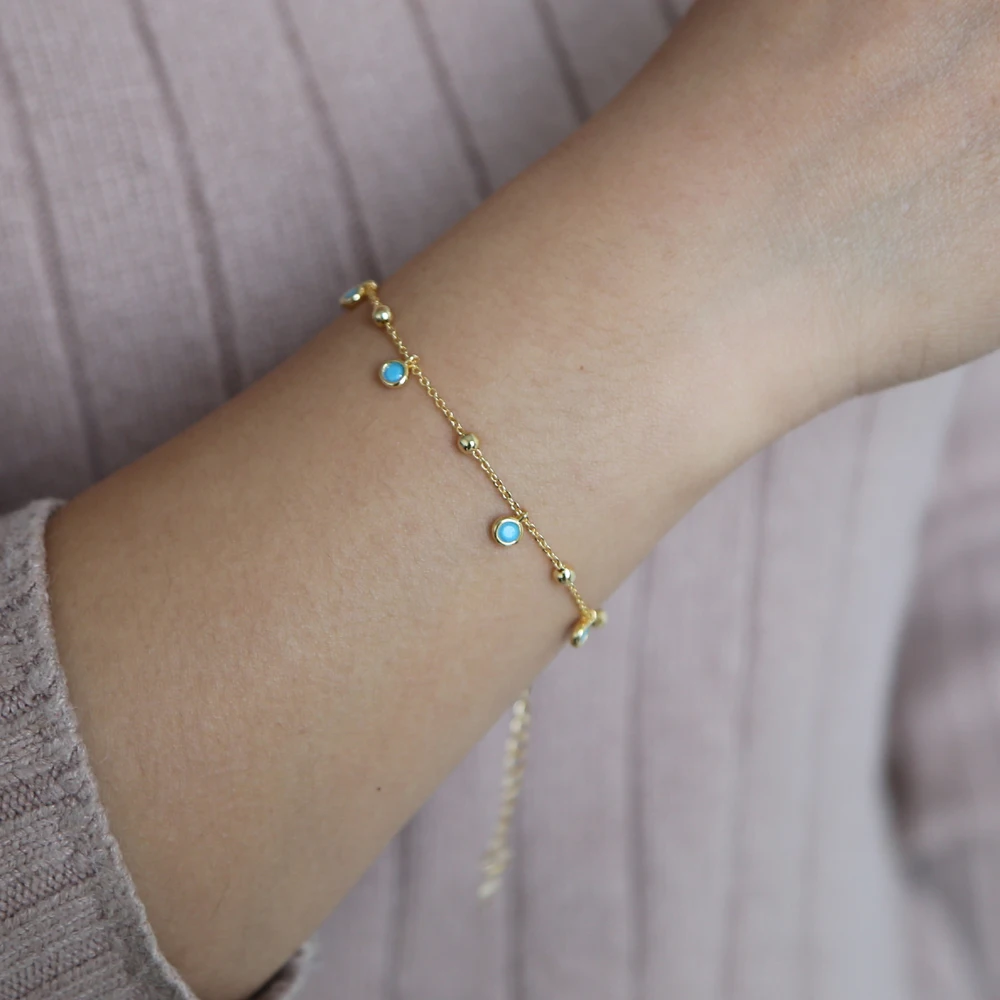 Minimalist Satellite Chain Anklet 925 Sterling Silver Triple Layered Chain Ball Beads Beach Foot Ankle Bracelet for Women Girls