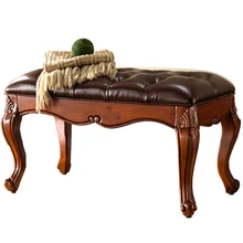 Solid Wood Change Shoes Stool European Style Footwear Stool Living Room Sofa Stool Bench Fabric Bed Stool Solid Wood Change Shoes Stool European Style Footwear Stool Living Room Sofa Stool Bench Fabric Bed Stool