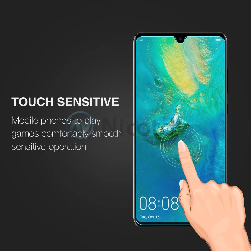 Никотд 2.5D 9H Премиум Закаленное стекло для huawei mate 20 6,53 дюймов протектор экрана закаленное защитное стекло для huawei mate 20