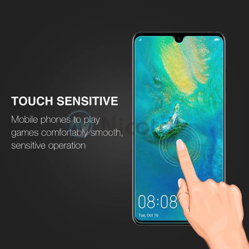 Nicotd 2.5D 9H Premium Tempered Glass For Huawei Mate 20 6.53 inch Screen Protector Toughened protective film For Huawei Mate 20 (3)