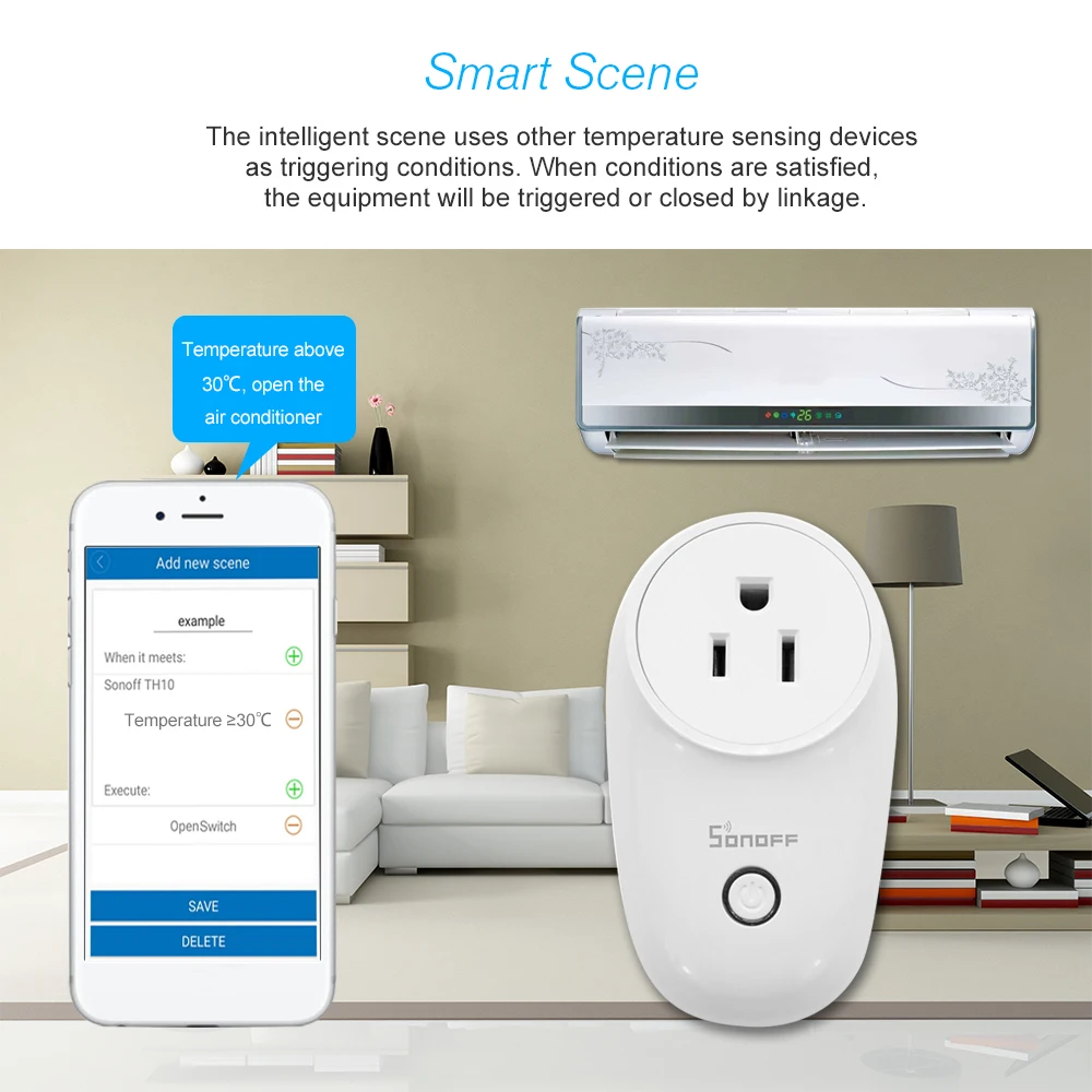 Умная Беспроводная розетка SONOFF S26 ITEAD с Wi Fi зарядный адаптер дистанционным
