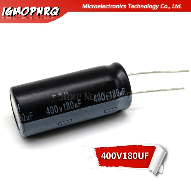 5 шт. электролитический конденсатор с алюминиевой крышкой 400V180UF объем 180 мкФ 400V 18*40