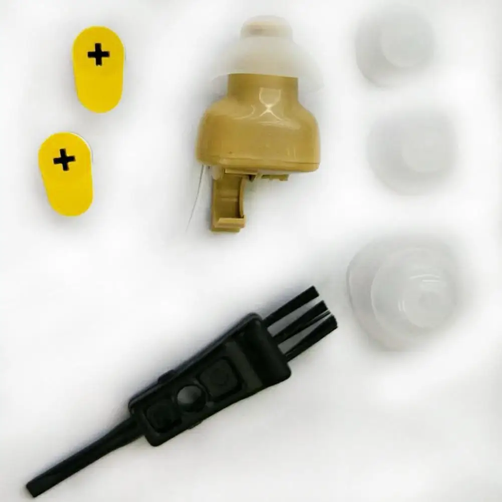Portable Audiphones Mini invisible CIC Hearing Aid Digital Hearing Aids For Elderly With A10 Battery In The Ear Sound Amplifier