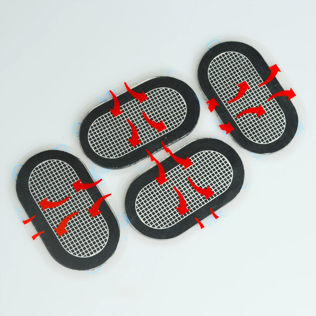 4Pcs15.2X6.2cm JTKENS Top Quality Replacement Arm Toning Pads Belt Gel Replace Unisex Patch Adhesive Electrode For Tens Training