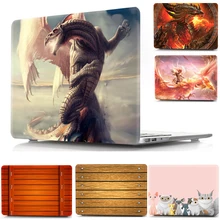 Чехол-накладка с принтом для Apple Macbook Air 11 13 Pro 12 13 15 16Touch Bar жесткий защитный чехол для Mac 11,6 12 13,3 15,4 дюймов