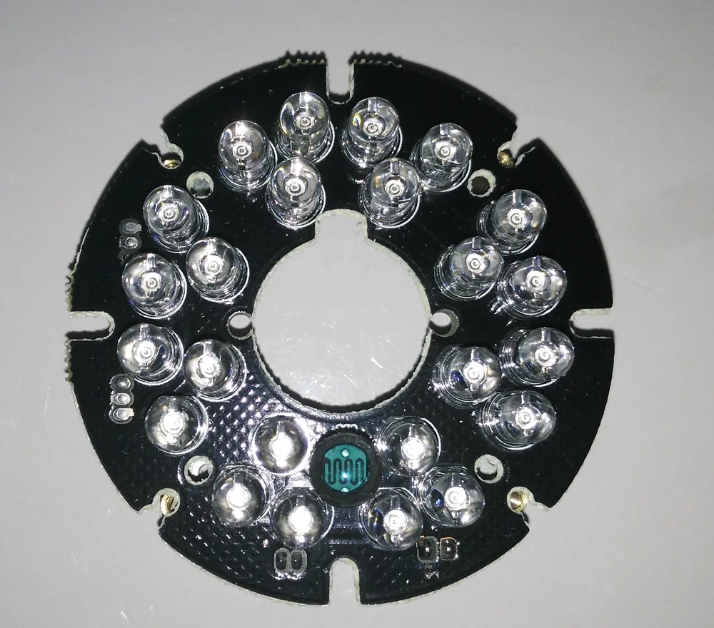 

Diske Infrared 24 F5 IR LED board for CCTV cameras night vision (diameter 53mm)
