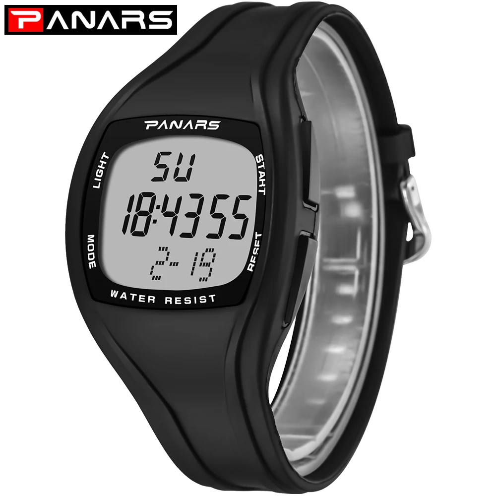 PANARS Square Digital Watch Men Sports Watch 50M Waterproof Outdoor Led Watch Men Clock Male Wristwatch relogio masculino