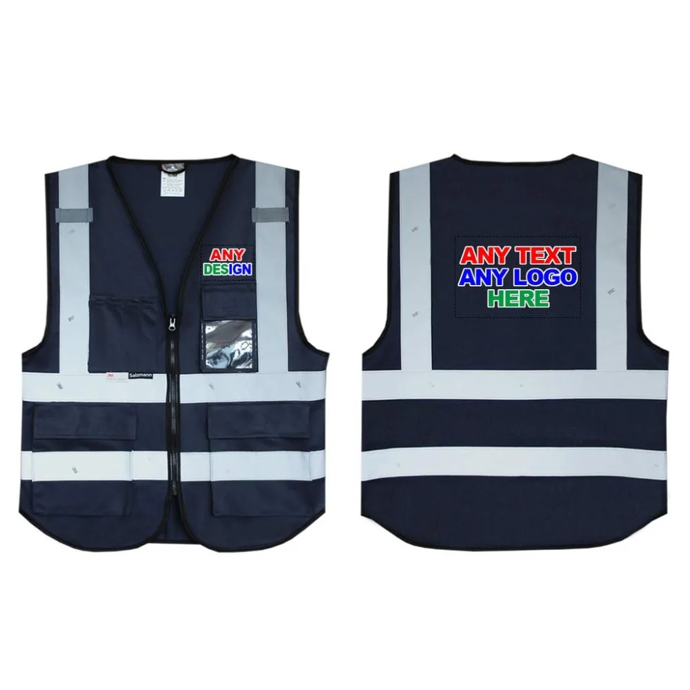 

Personalised Salzmann 3M Multi-Pocket Working Vest with Full-Color Custom Imprint