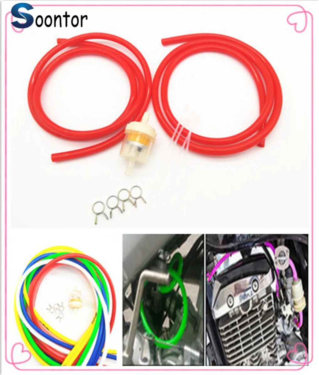 1M 2M Motorcycle motorbike Fuel Hose Oil Tube Filter Pipeline Rubber Line for KTM 250XC 250XCF 250XCFW 250XCW 250EXC EXC FXCW | Автомобили