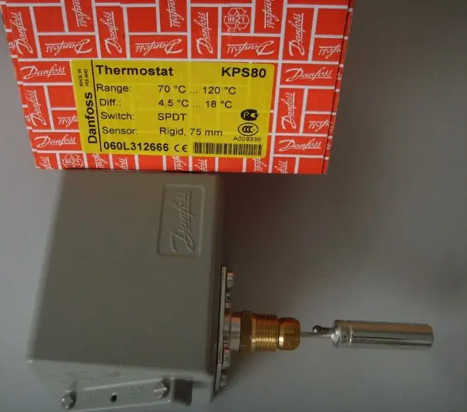 Аутентичный переключатель температуры Danfoss KPS79 060L312166 KPS79 060L3121