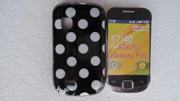 Samsung Galaxy Fit S5670 Polka Dots (3)