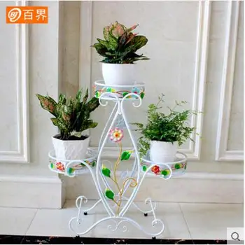 

Floor type multi-storey flower pot holder