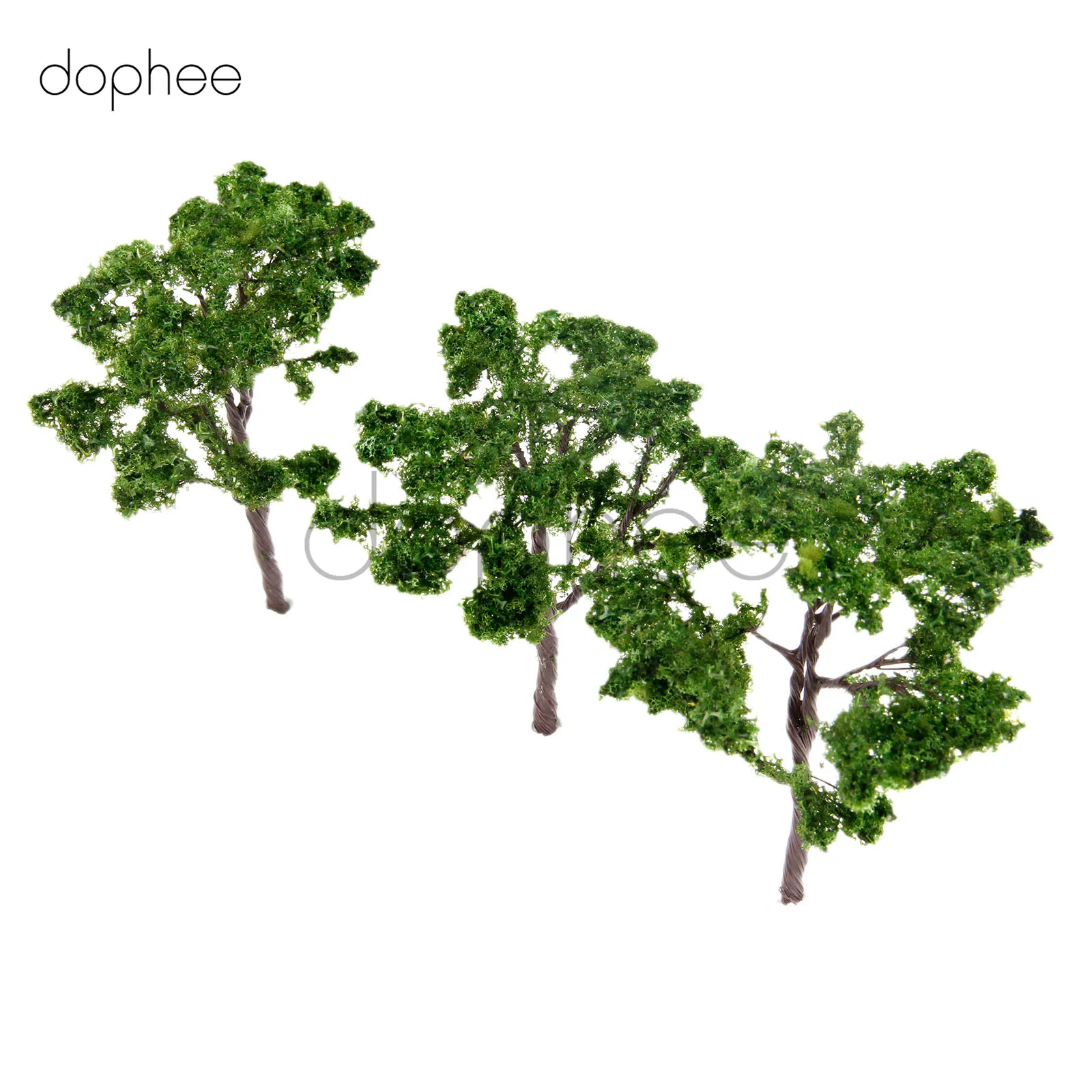 Dophee 5 шт. 10 см модель железная проволока деревья железнодорожного парка природный
