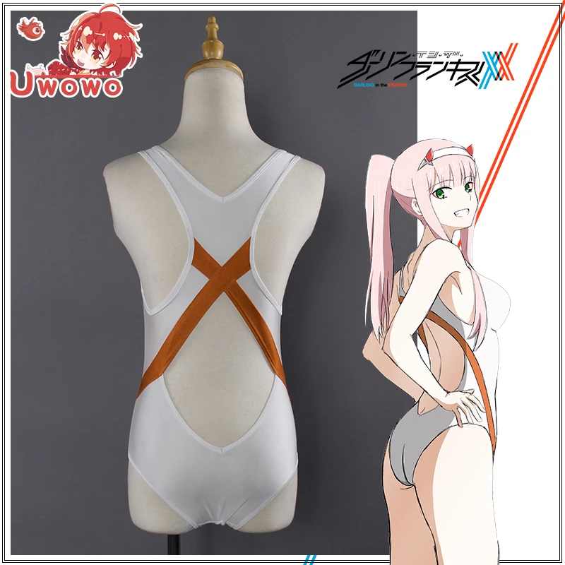 

Anime DARLING in the FRANXX zero two cosplay costume Swimsuit 02 ICHIGO cosplay swimming suit women Swimwear