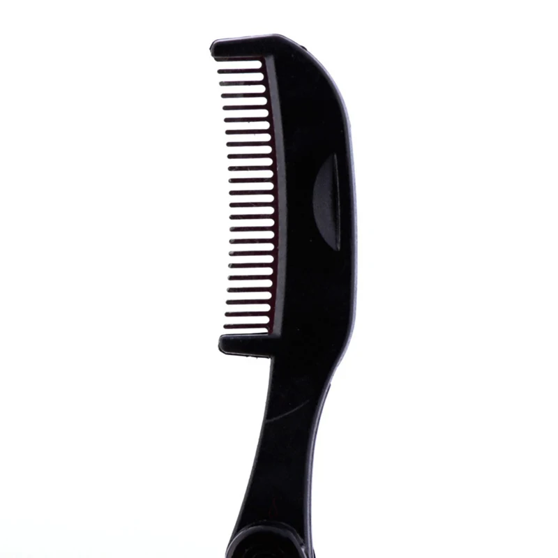 Double Head Fashion Foldable Steel Eyebrow Eyelashes Eye Brow Extension Brush Metal Comb Cosmetic Makeup Tools Eyelashes Comb 4