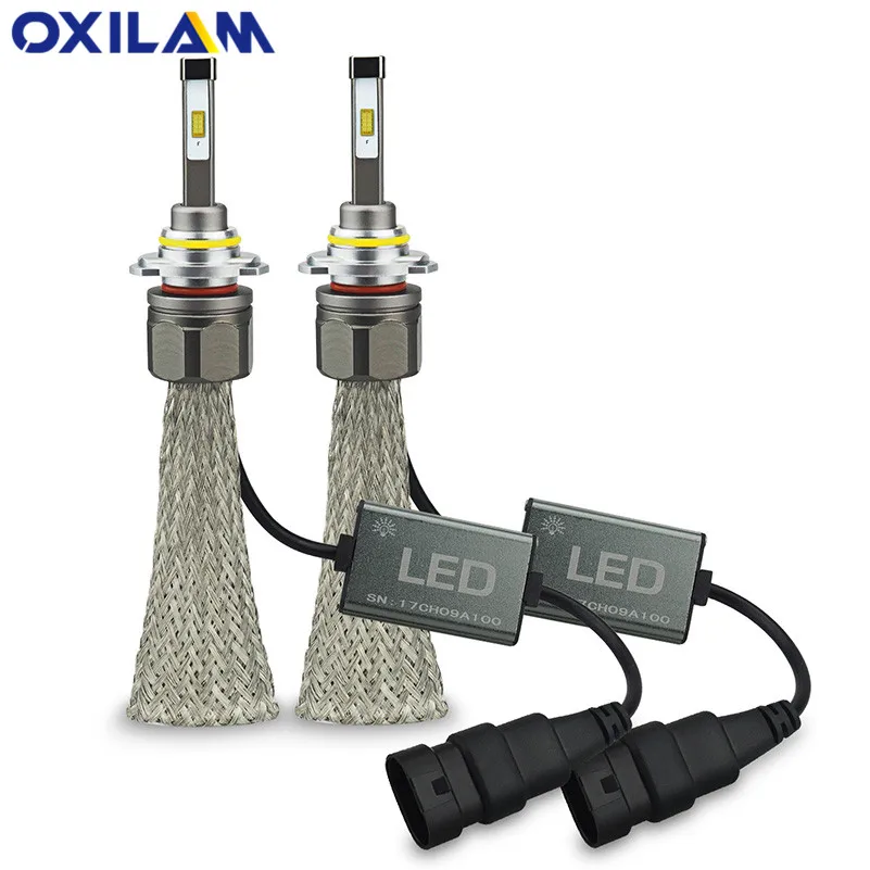 OXILAM 2x Car LED Headlight Bulb H4 H7 H11 H8 H9 9005 9006 9003 9012