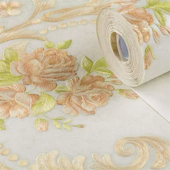 

Beibehang Wallpaper roll Stereo Fine Environment Wallpaper American Pastoral Living Room Bedroom TV Background 3d Wallpaper