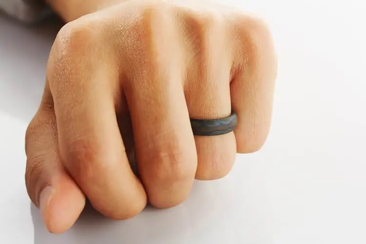 18 мм диаметр титана EDC кольцо для мужчин и женщин хвост кольцо ювелирные изделия для вечерние кольца 4 цвета полированная поверхность