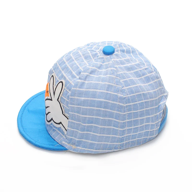 New Baby Boys Caps Cotton Boy Cap Plaid Baseball Boys Sun Hat Spring Summer Baby Hats Fashion Scissors Hand Baby Accessories (3)