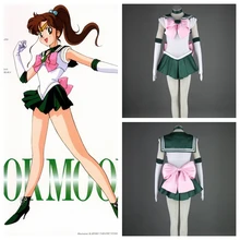 Sailor Moon anime cosplay Sailor Jupiter Makoto Kino cosplay disfraces de halloween de la mujer