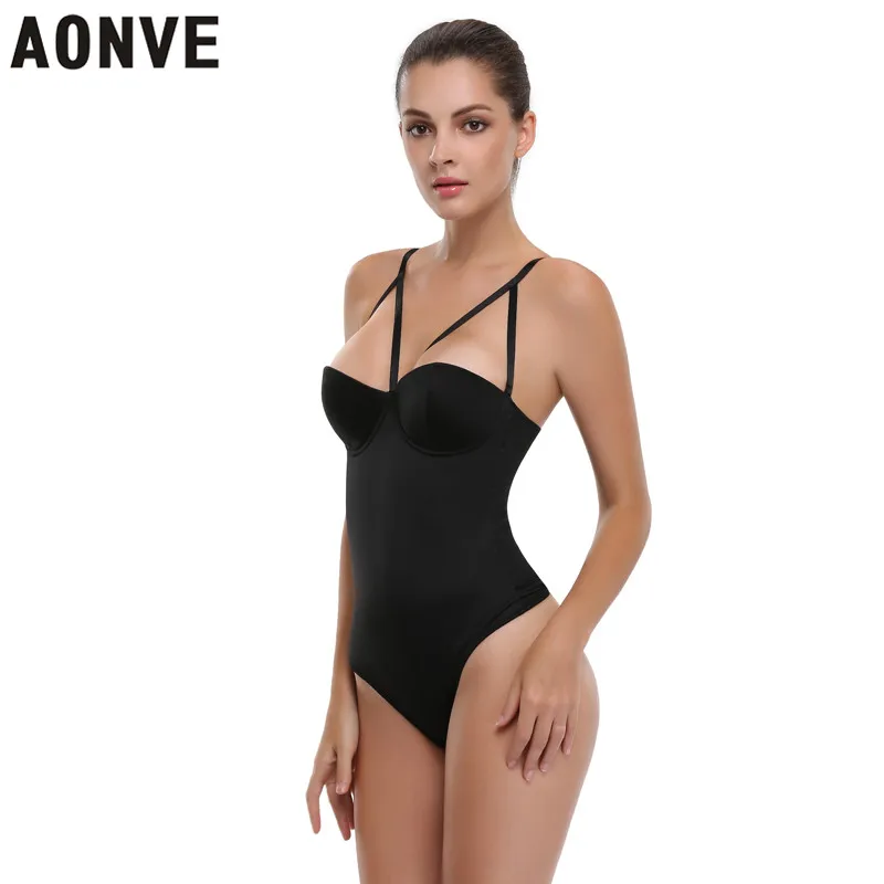 AONVE 2017 новинка модный бюстгальтер боди Vestido без спинки моделирующий ремень