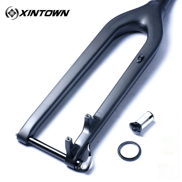 Cheap XINTOWN Carbon Bicycle Fork  Mountain Bikes 29er 100% Carbon MTB Fork UD or 3K Matte or Glossy Bike Fork