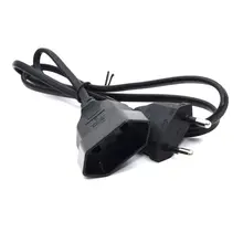 2018 European EU 2 Prong VDE Male to Female Power Extension Cord Cable for PC Computer PDU UPS 0.5M/1M/2M/3M/4M/5M