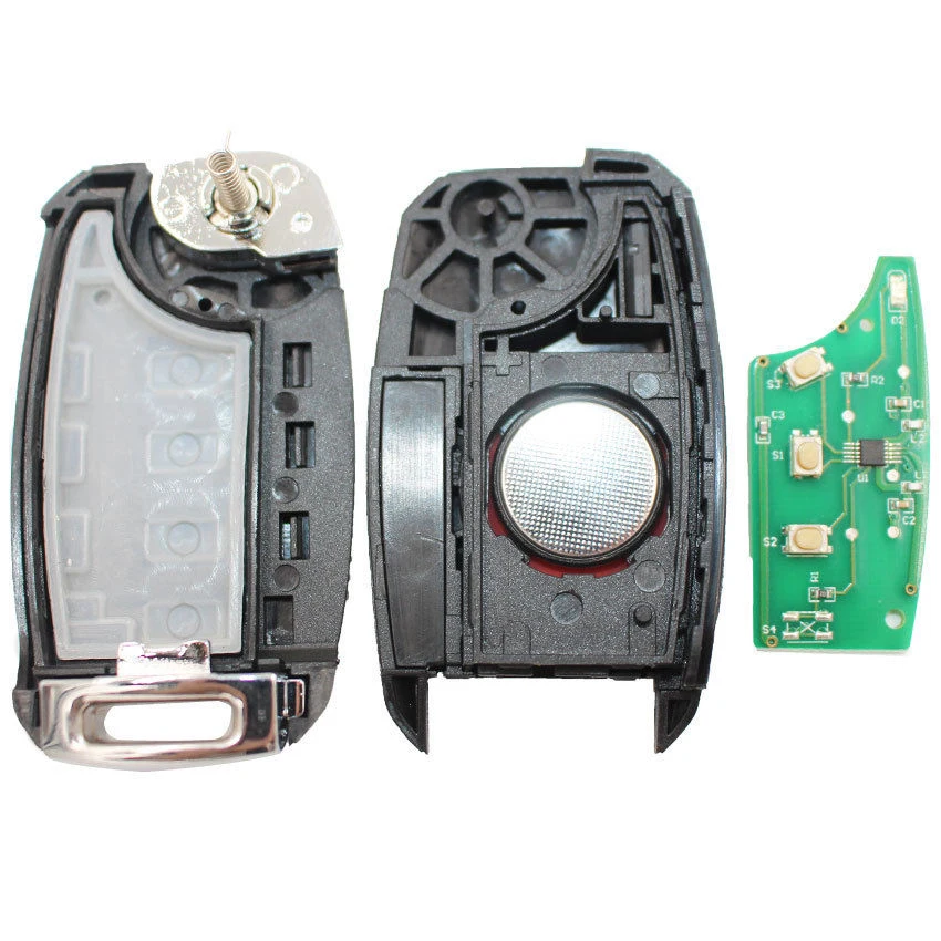 Новая замена 3 кнопочный дистанционный ключ для умной машины 433 МГц 46 чип для Kia K5 Sorento Sportage 2013 с нерезанным лезвием