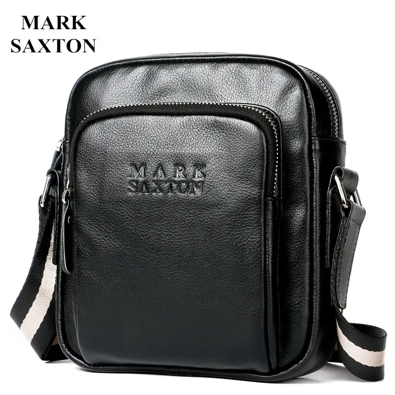 

New Casual Real first layer Cow leather men's Cross-body bag Small Mini Design Cowhide Shoulder bag Fashion Male Messenger bags
