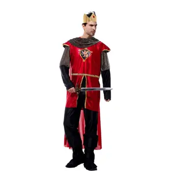 

HUIHONSHE Christmas Carnival halloween Costumes For Men Adult Masquerade Party Fancy Dress Cosplay King Costume Man Prince