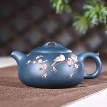 Yixing рекомендуемый качественный товар ручной хлорит из красной глины чернильная живопись мост верхний горшок чайный сервиз Кунг-фу