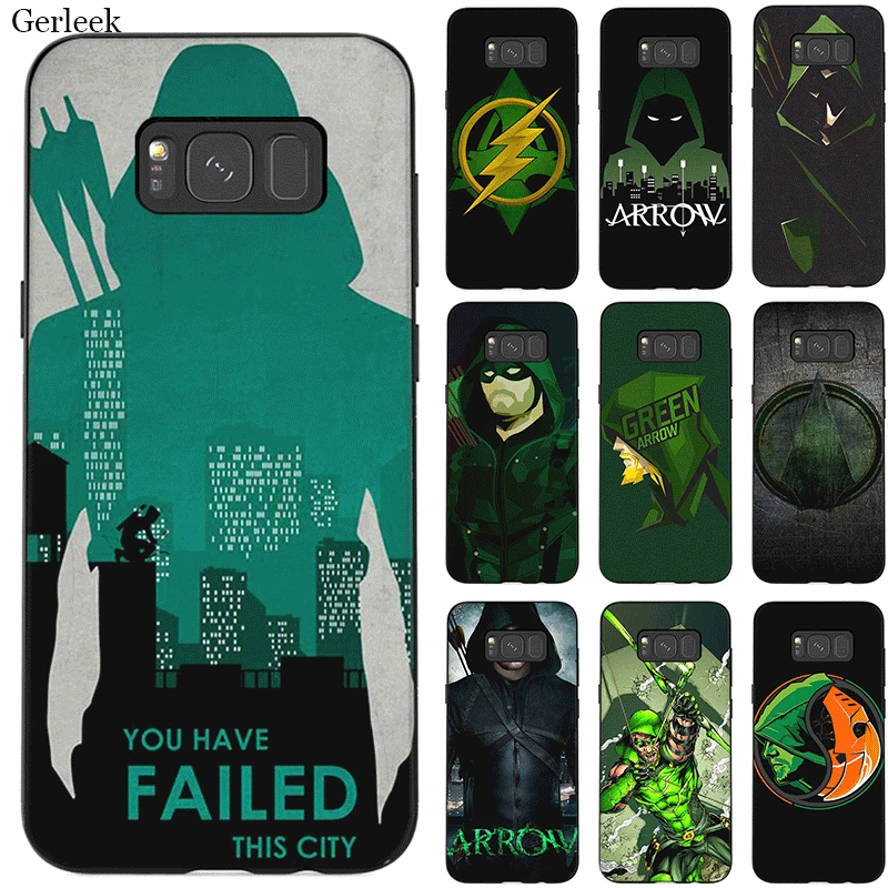 

Silicone Mobile Phone Case For Samsung A70 A60 A50 A40 A20 A30 A10 A9 A8 A7 A6 A5 Plus Cover American Tv Series Green Arrow