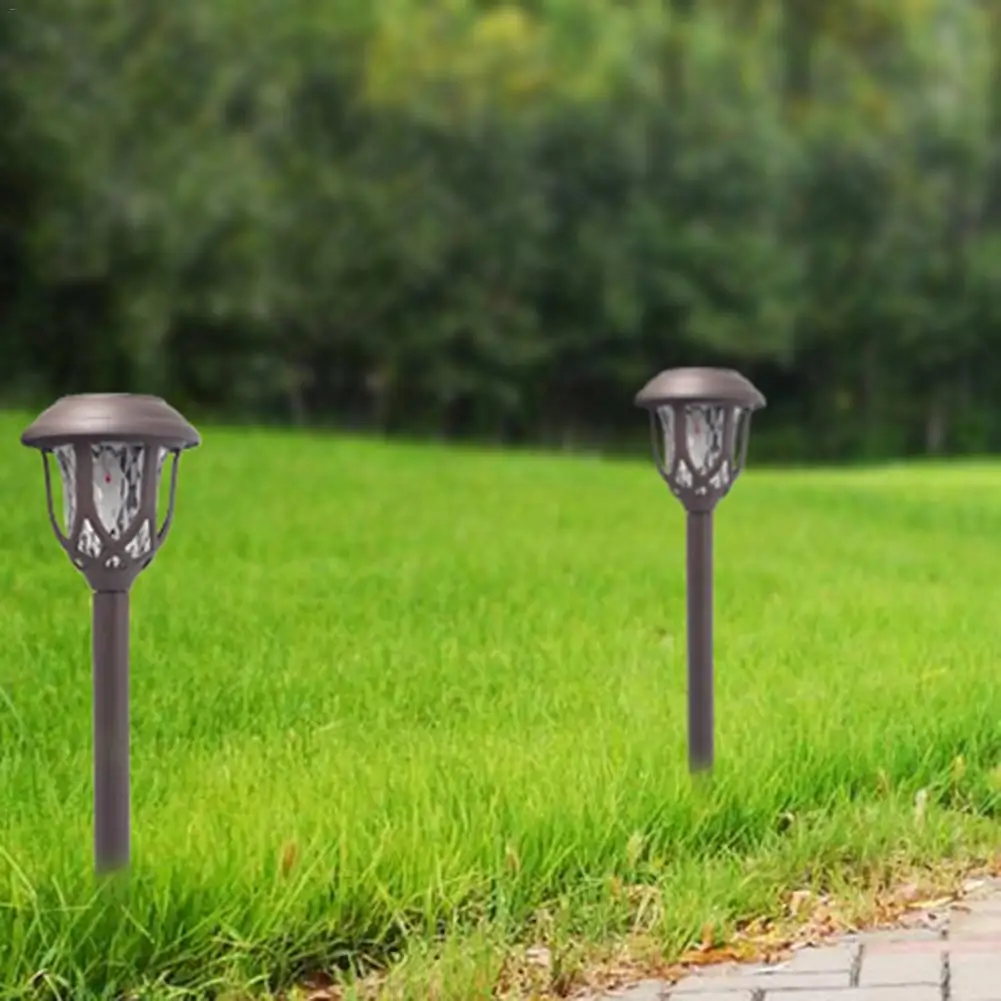 10 шт. светодиодные солнечные лампы для дорожек, наружные водонепроницаемые солнечные садовые лампы для газона, садовая Ландшафтная дворовая дорожка, дорожка для патио