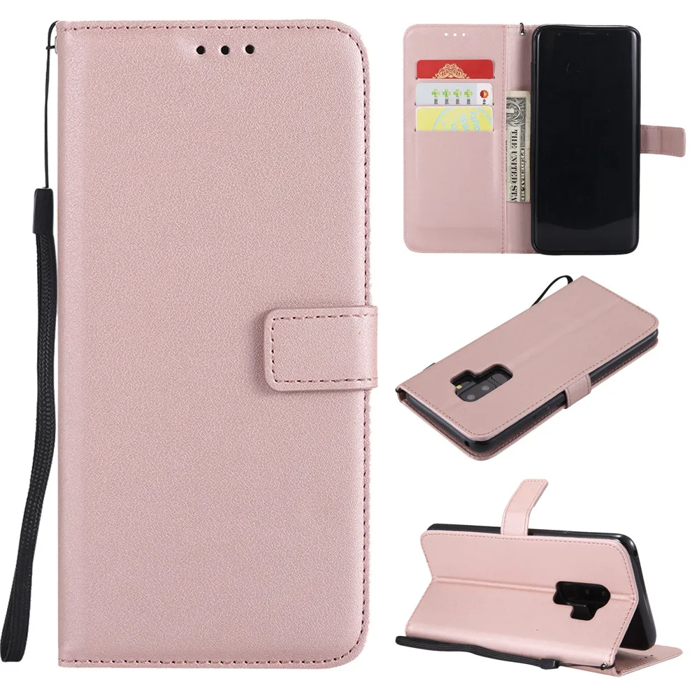For Samsung Galaxy S9 Plus S5 Mini S6 S7 Edge S8 Plus Case cover Luxury Leather Flip wallet Case For Samsung S5 S6 S7 S8 S9 case10