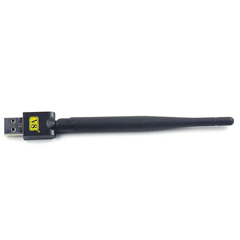 1 шт. USB WiFi V8 USB Wifi с антенной работает для Freesat V7 V8 серии цифровой спутниковый приемник и другие FTA телеприставка
