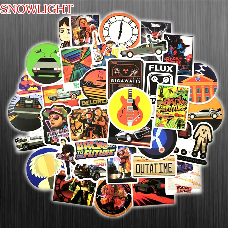 10/30/50 pcs/pack Famous Classic Movie Back To The Future Graffiti Stickers For DIY Guitar Motorcycle Laptop Suitcase Snowboard