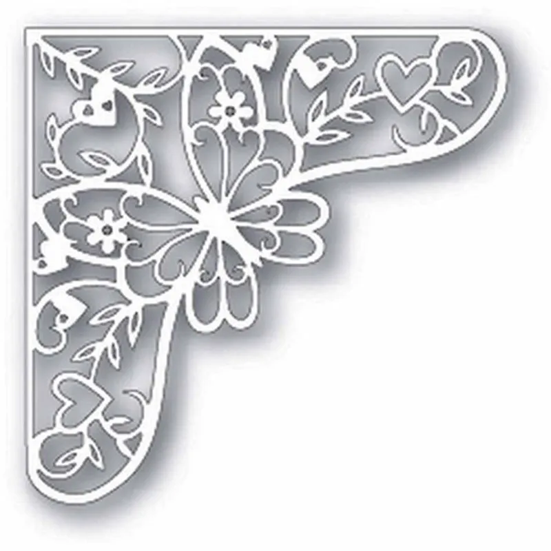 

Eastshape Butterfly Edge Dies Lace Flower Cutting Dies for Scrapbooking Card Making Album Embossing Crafts Diecut New 2019