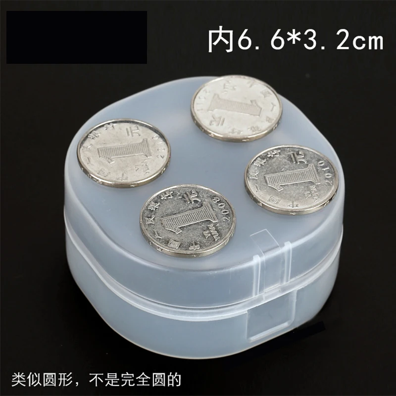 

Matte round plastic box Small storage box Digital products Headphone data line Round box Storage PP boxes