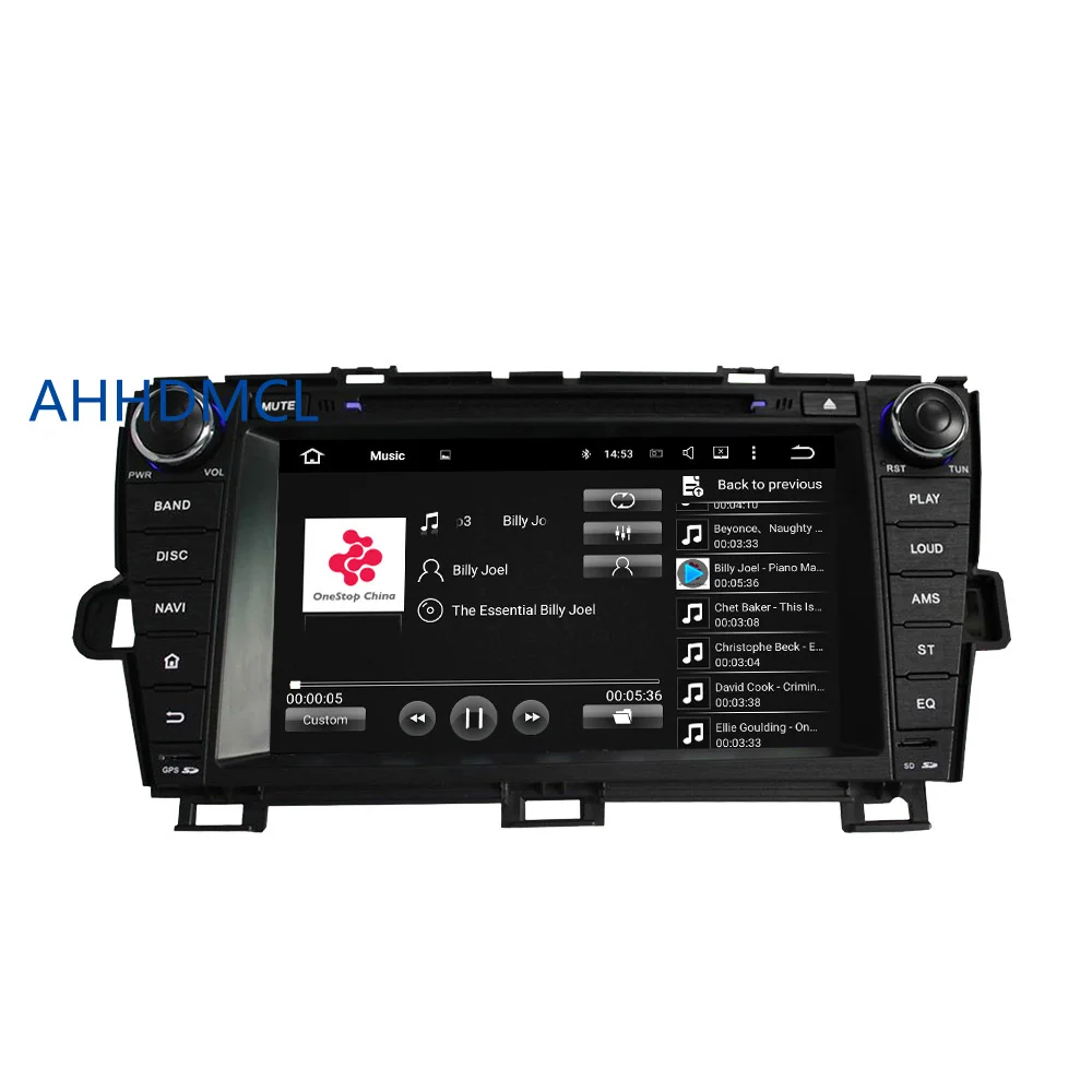 Top Car Multimedia Player Stereo Audio Radio DVD Player Android 8.1.0 GPS For Toyota Prius Left Hand Drive 2009 2010 2011 2012 2013 2