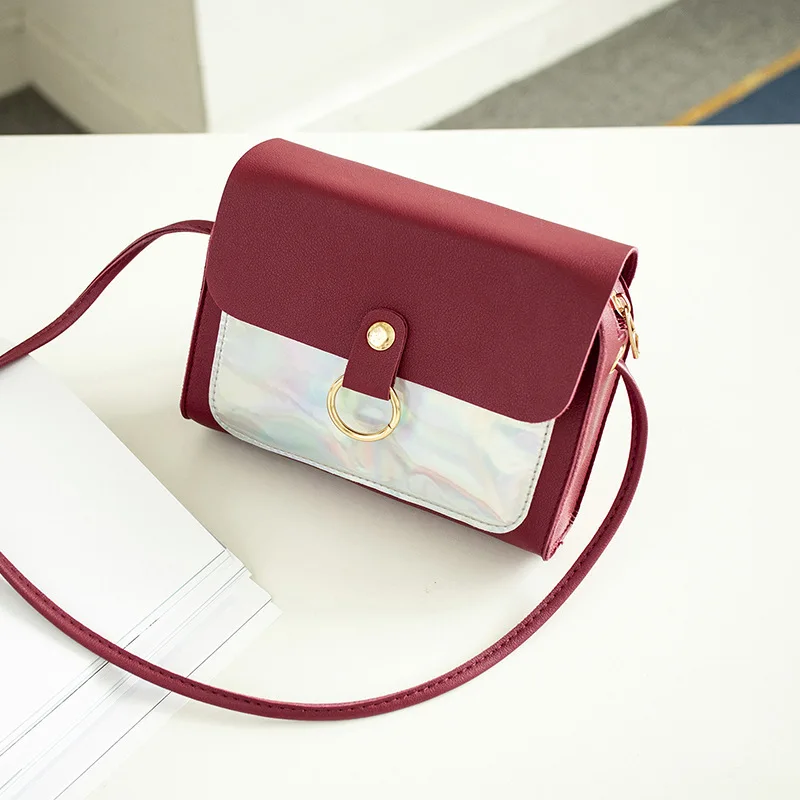 

Woman Bag 2019 Single Shoulder Satchel Ins Exceed Fire Laser Package crossbody for women